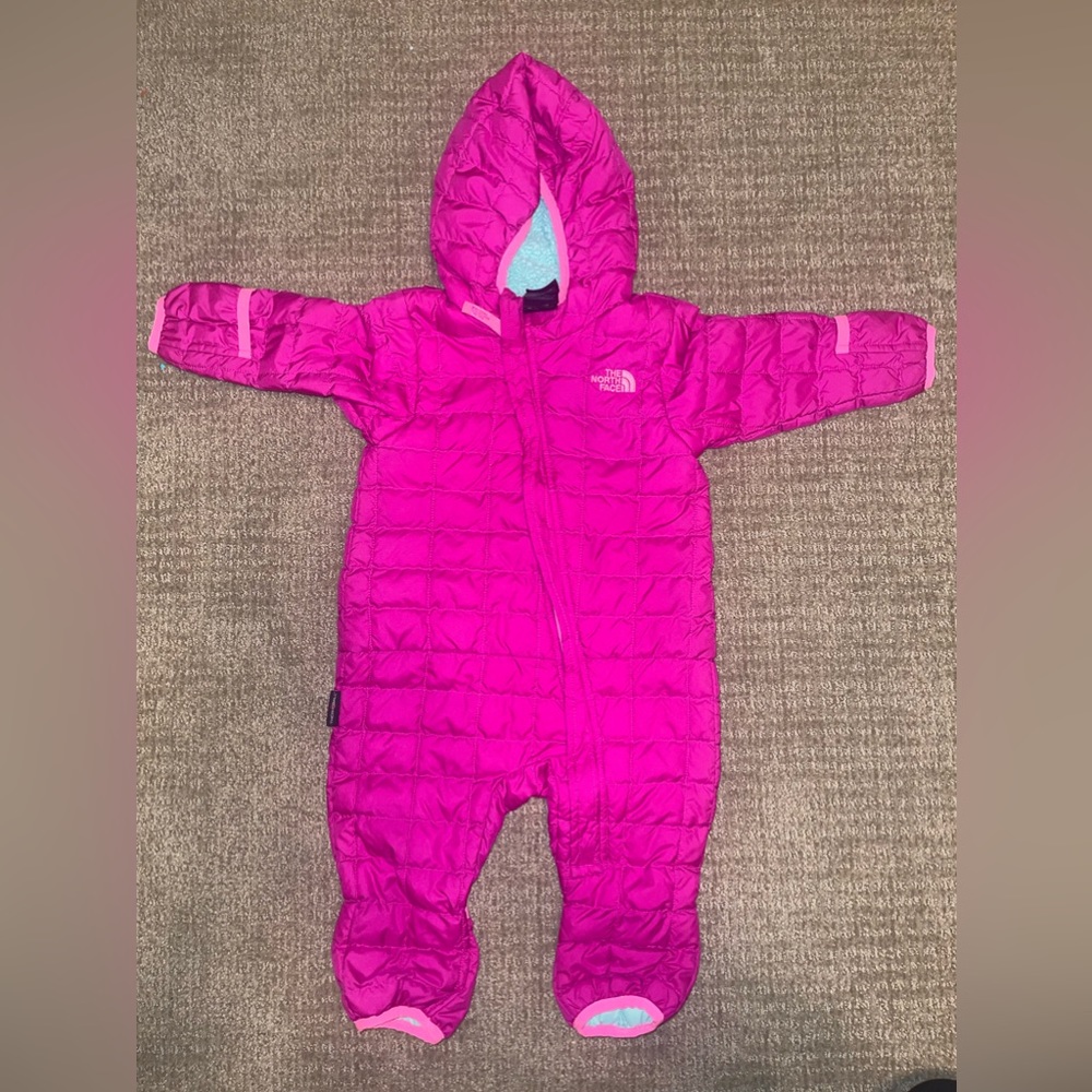 North Face Baby one piece snowsuit